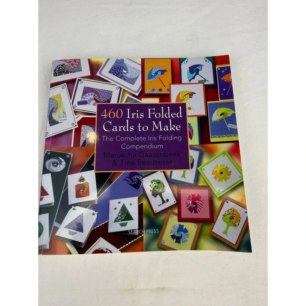 Iris Folding Card Making Kit Lot 460 Cards‎ Compendium Book Yasutomo Foil Paper